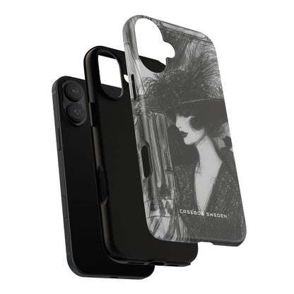 Timeless Elegance in Monochrome iPhone 16 - Tough Phone Case