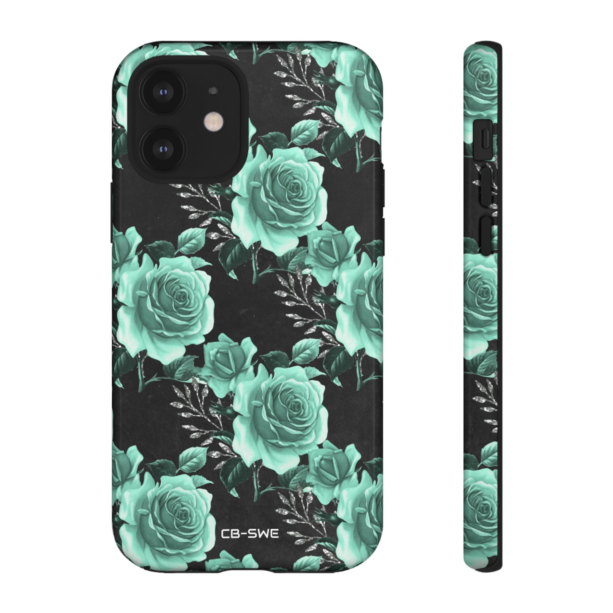 Turquoise Rose Symphony - iPhone Case