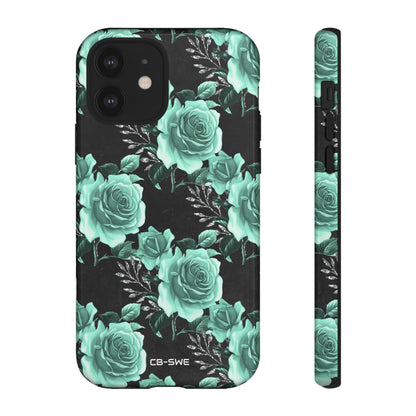 Turquoise Rose Symphony - iPhone Case