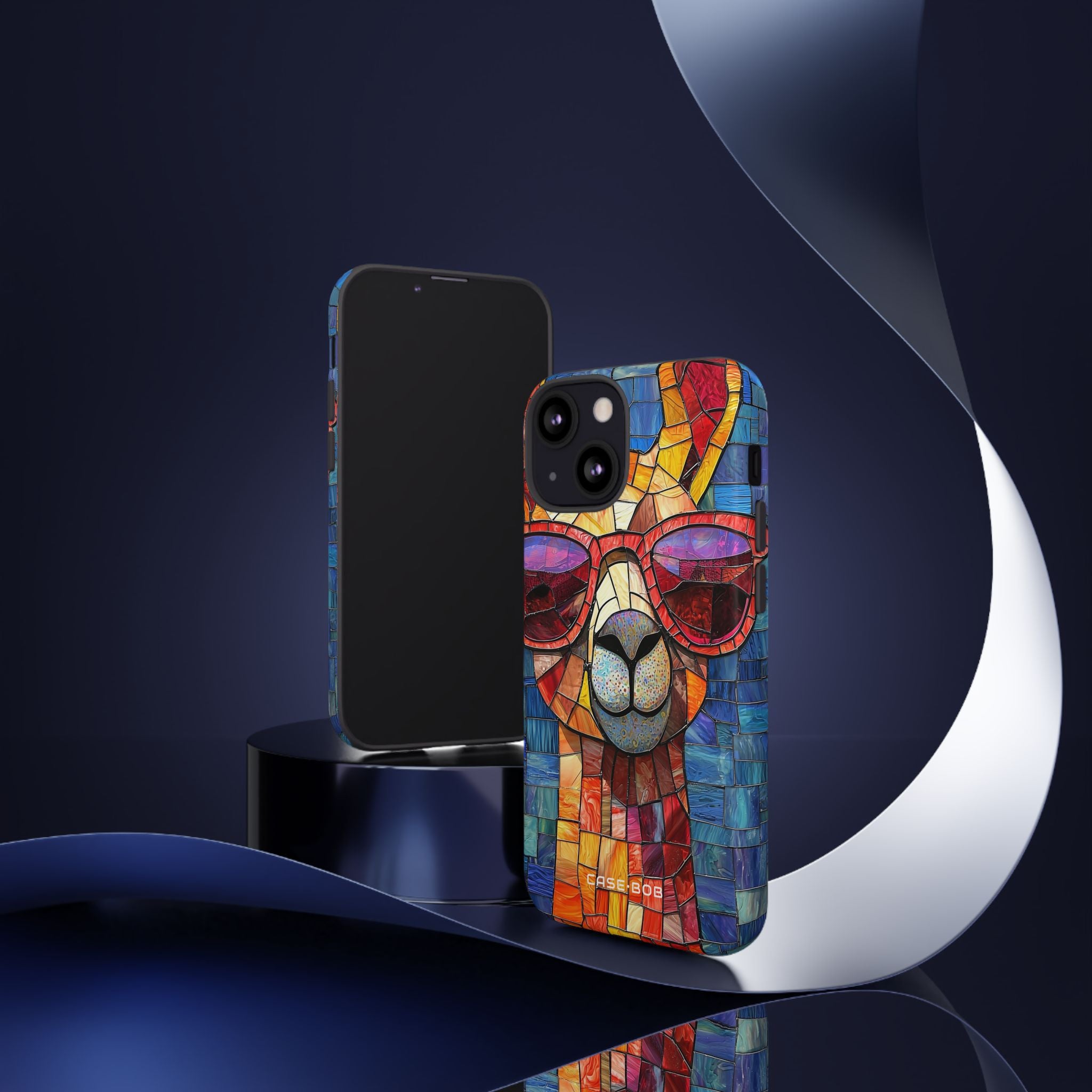 Llama Glow iPhone 13 Mini Case - Tough