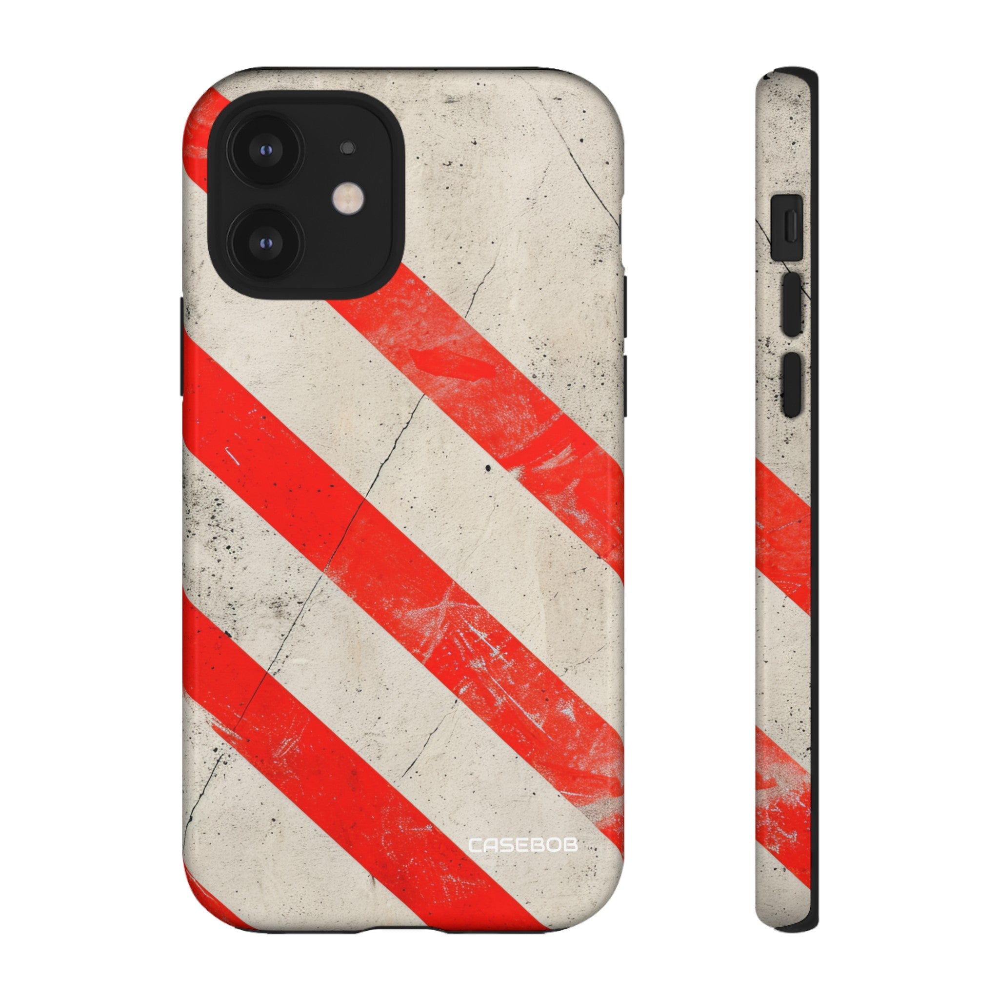 Crimson Line Minimalism - Protective Phone Case