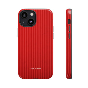 Red Stripes - Protective Phone Case