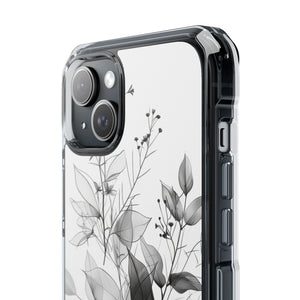 Botanical Serenity – Handyhülle für iPhone (Clear Impact – Magnetisch)