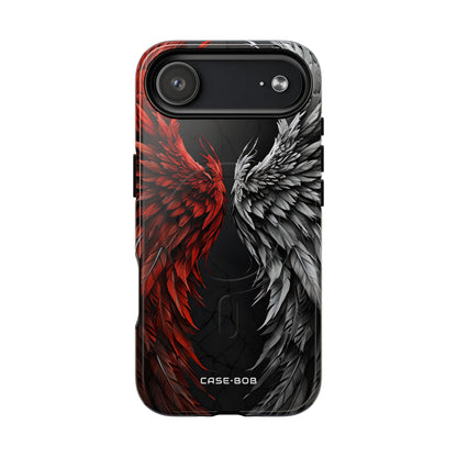 Crimson White Wings iPhone 17 Air Case - Tough+