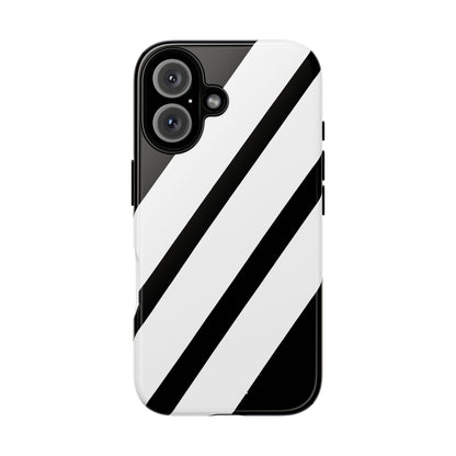 Monochrome Diagonal Symmetry - iPhone Case