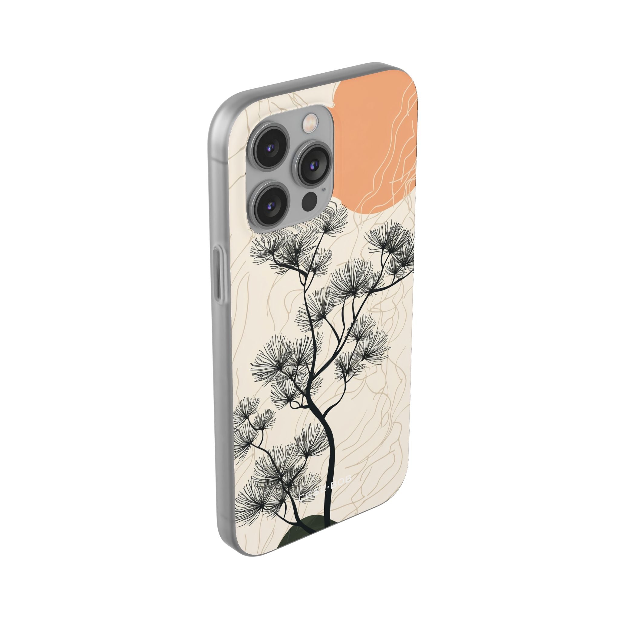 Spiky Tree Sunset iPhone 14 Pro Max Case - Soft