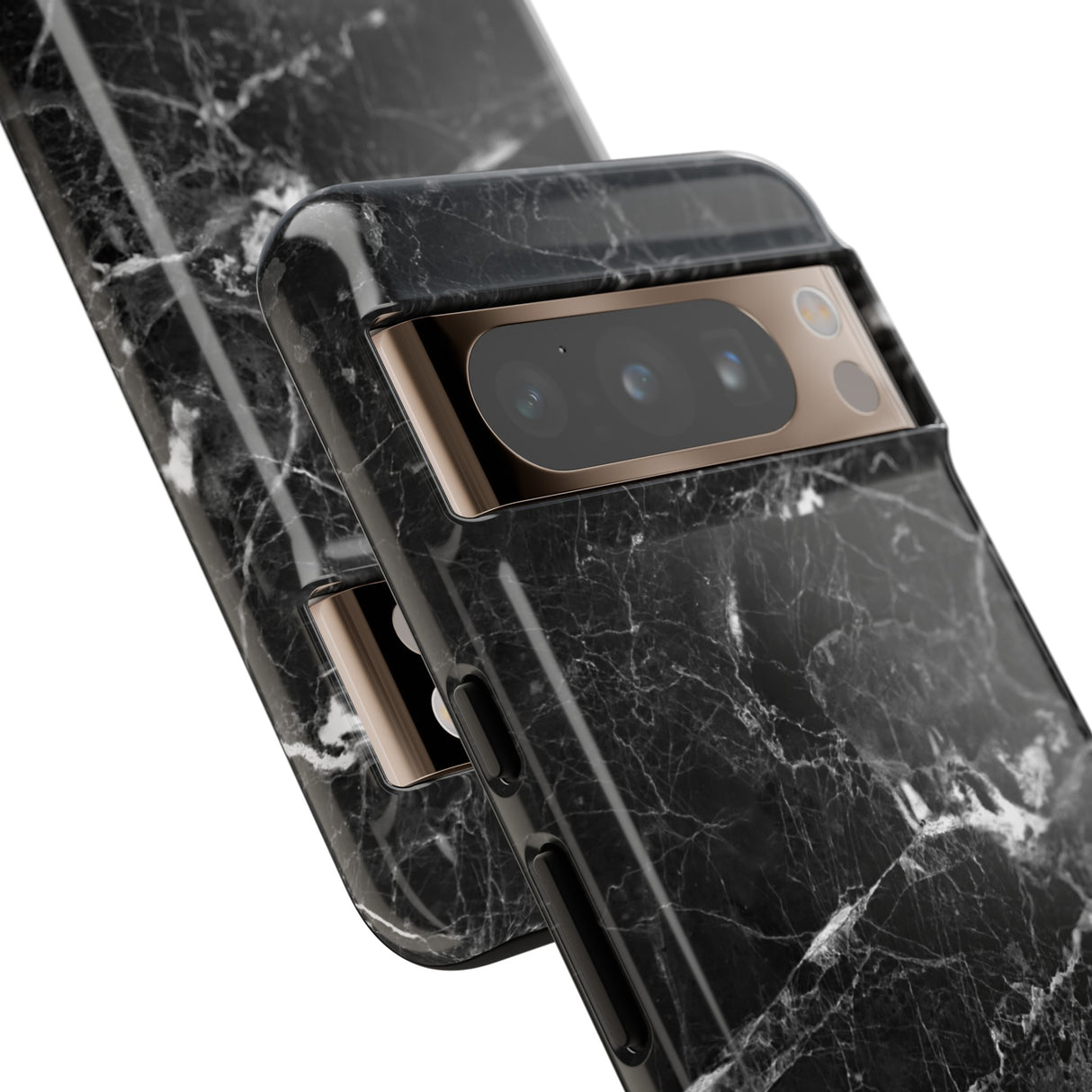 Black Marble - Protective Phone Case