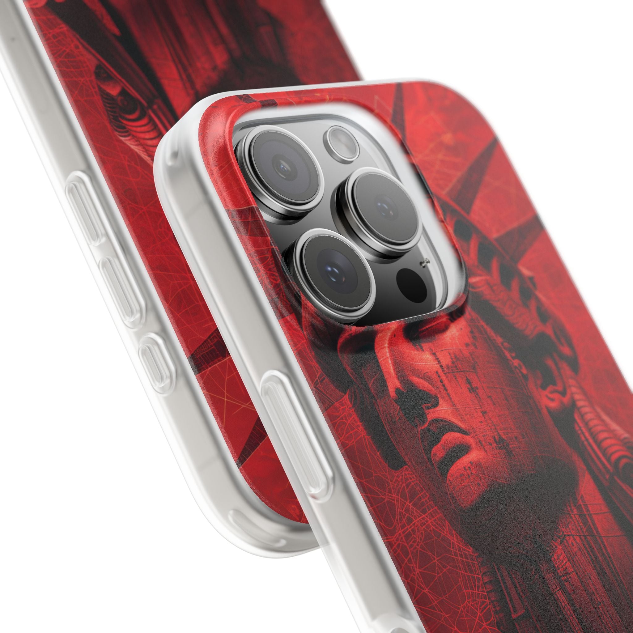 Zen Red Liberty Vision iPhone 16 - Flexi Phone Case