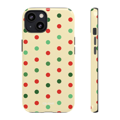 Colorful Dots Dance - iPhone Case