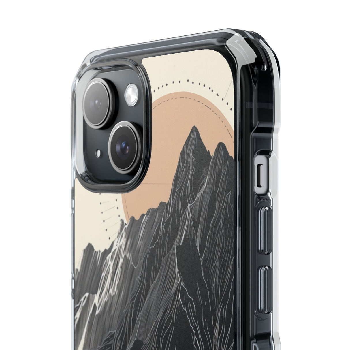 Tranquil Peaks - Phone Case for iPhone (Clear Impact - Magnetic)