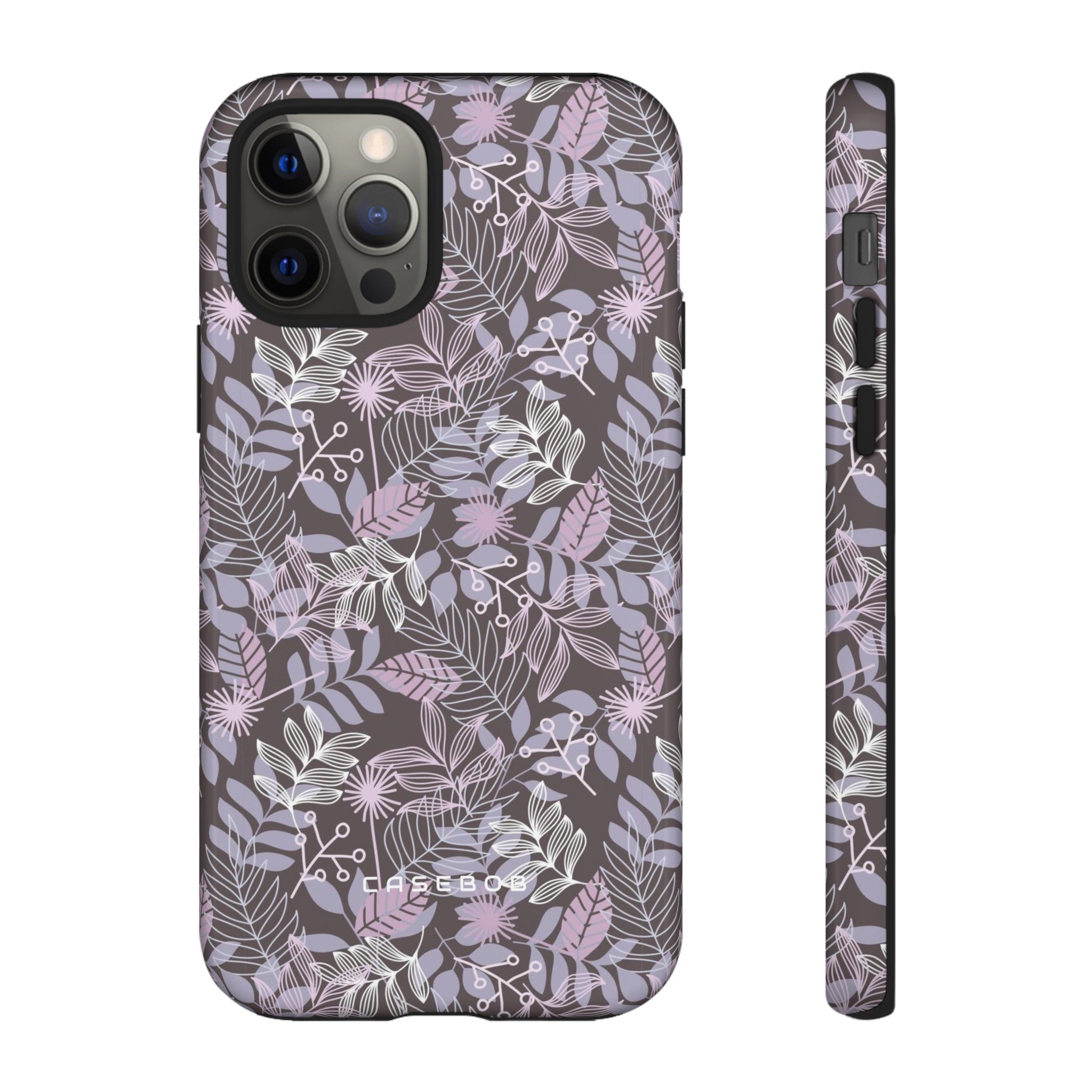 Dark Purple Leaf - Protective Phone Case