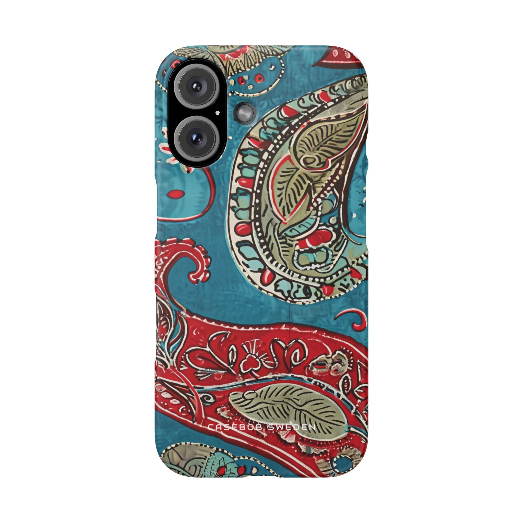 Vintage Paisley Elegance iPhone 16 - Slim Phone Case