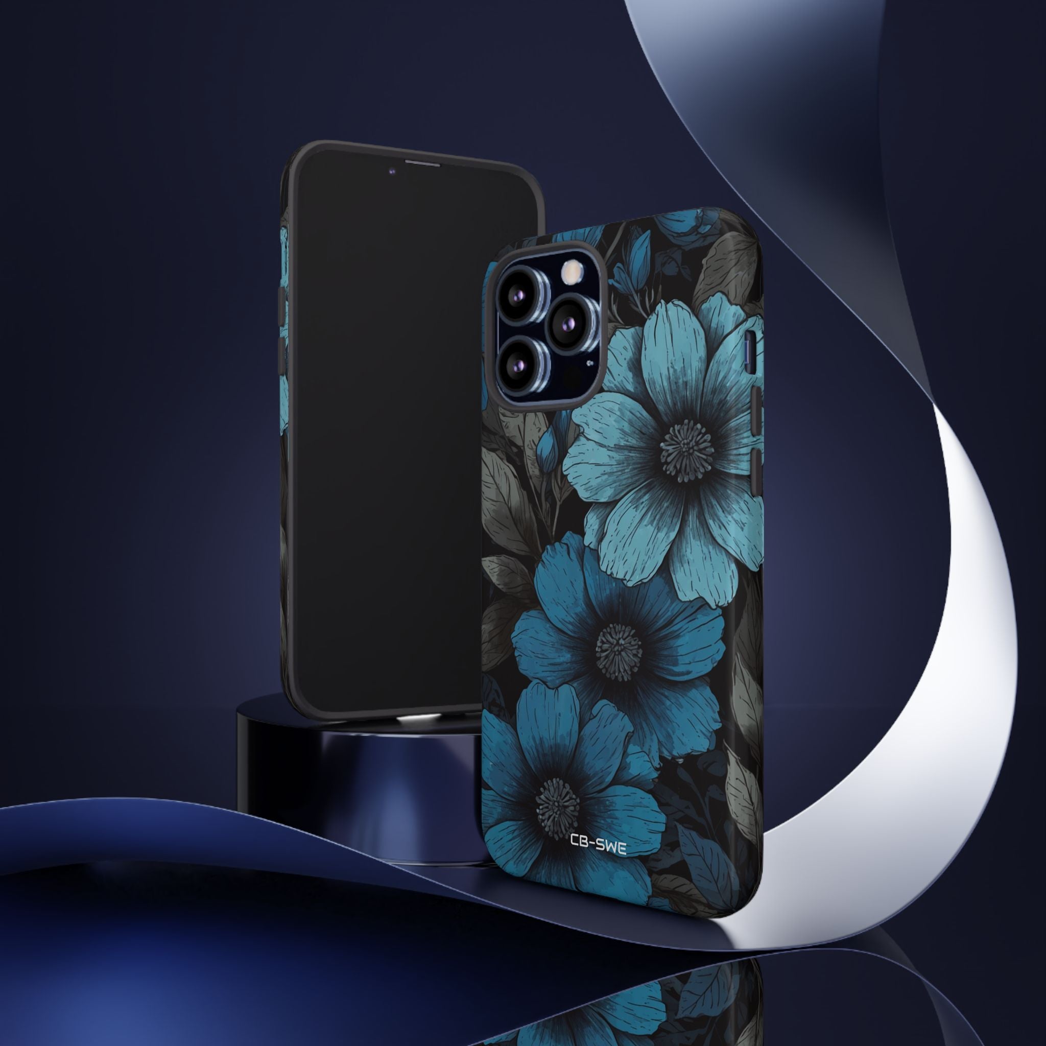 Flower Embrace Depth - iPhone Case