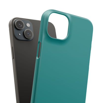 Dark Cyan iPhone 15 - Slim Phone Case