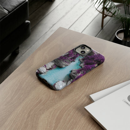 Purple Pine Forest - Protective Phone Case