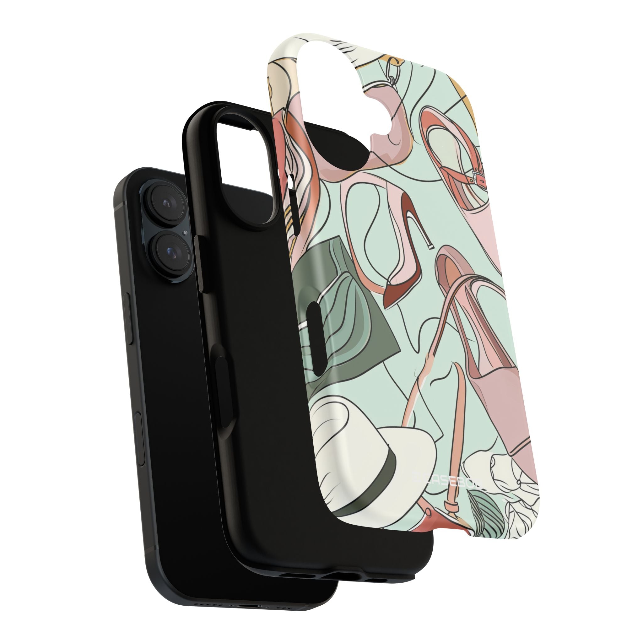 Chic Pastel Fashion Ensemble - for iPhone 16