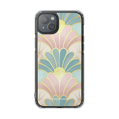 Pastel Deco Elegance - Clear Impact iPhone 15 Phone Case