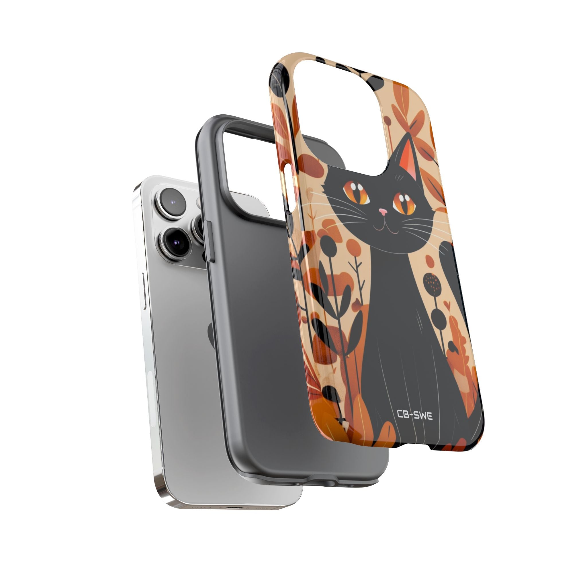 Autumnal Cat Whimsy - iPhone Case
