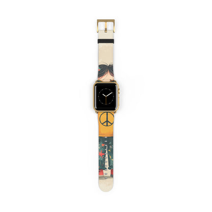 Peace Pigtails - Watch Band