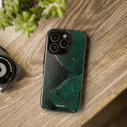Emerald Veins Flow - iPhone Case