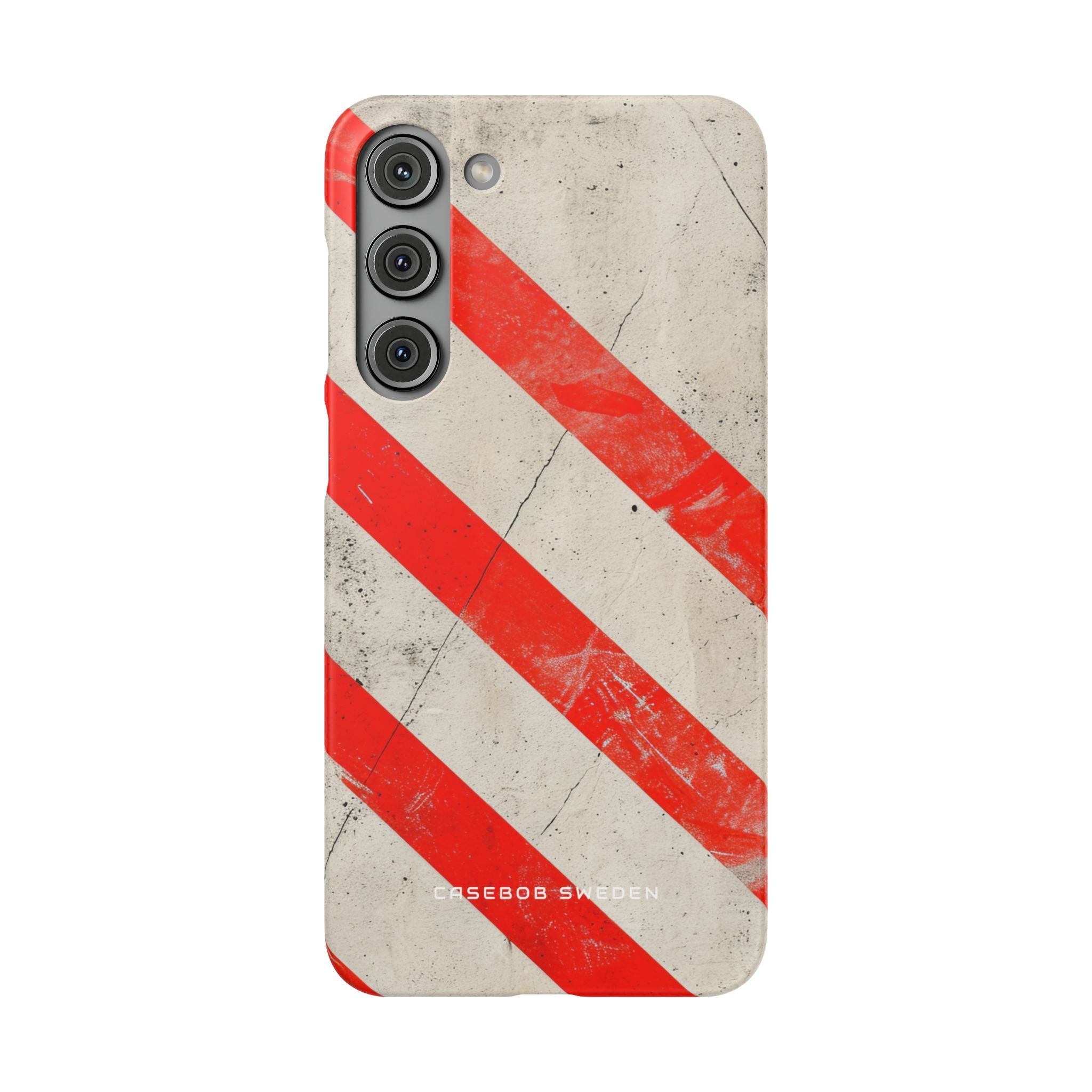 Striker Crimson Stripes Samsung S23 - Slim Phone Case