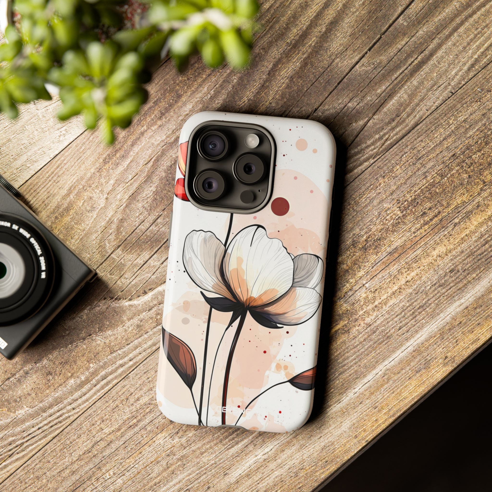 Vibrant Floral Elegance - iPhone Case