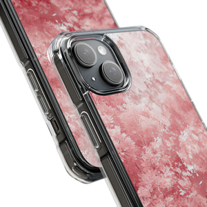 Pantone Rose Design | Handyhülle für iPhone (Clear Impact Case – magnetisch) 