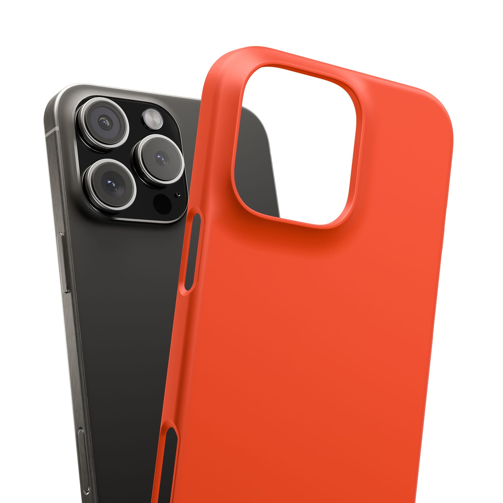 Orange Red iPhone 16 - Slim Phone Case