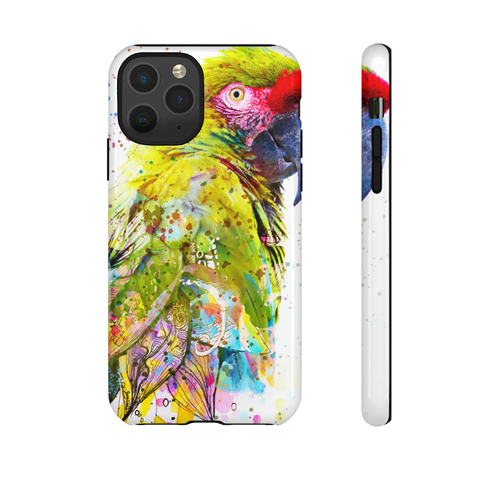 Colorful Parrot - Protective Phone Case