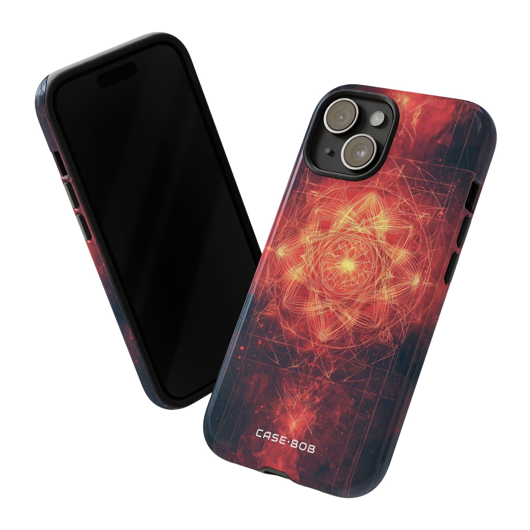 Radiant Mandala iPhone 15 Case - Tough