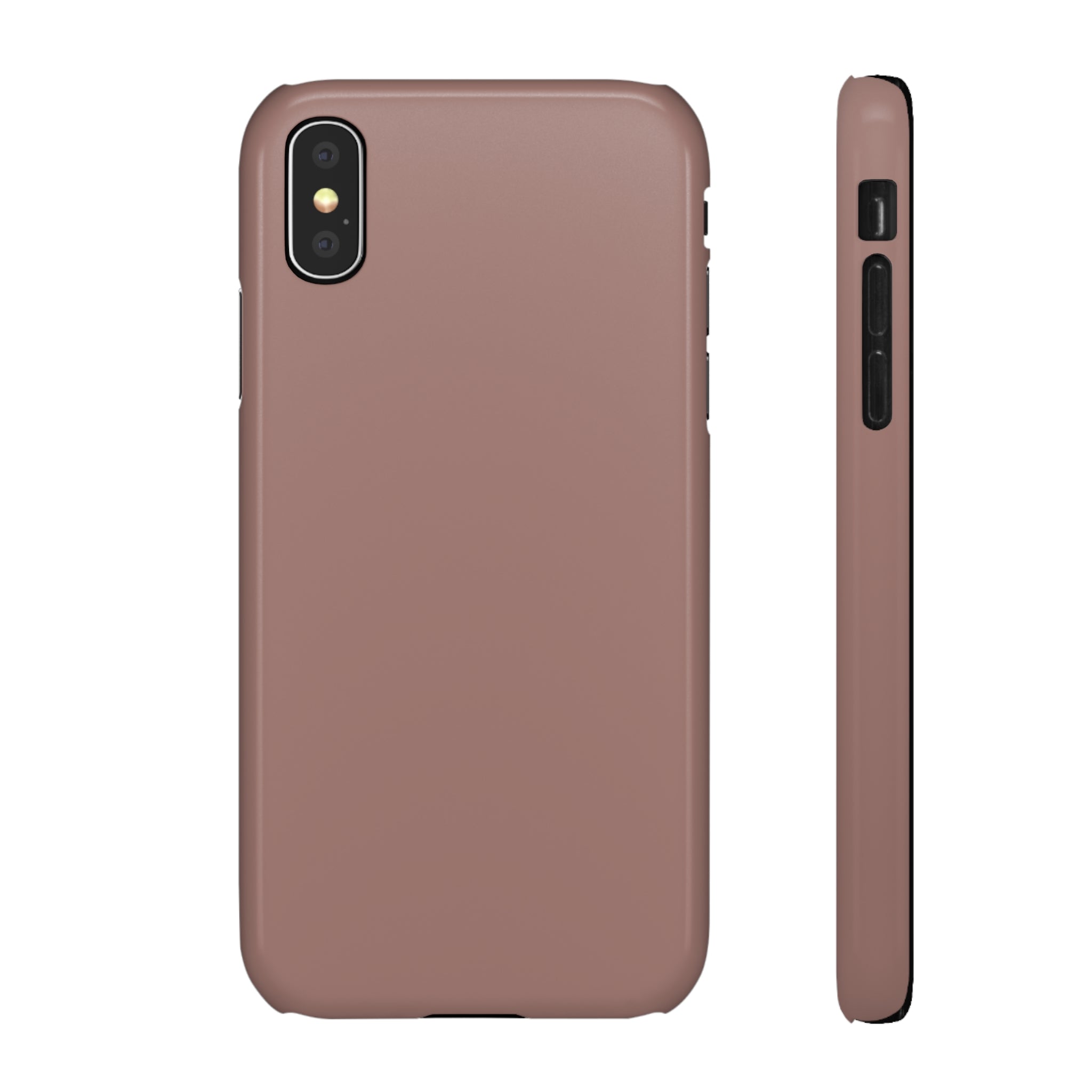 Burnished Brown iPhone Case (Slim) iPhone X Glossy Phone Case