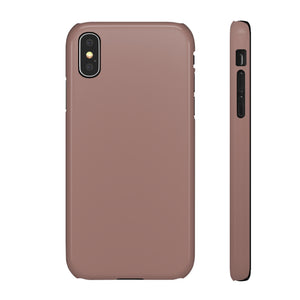 Burnished Brown iPhone Case (Slim) iPhone X Glossy Phone Case