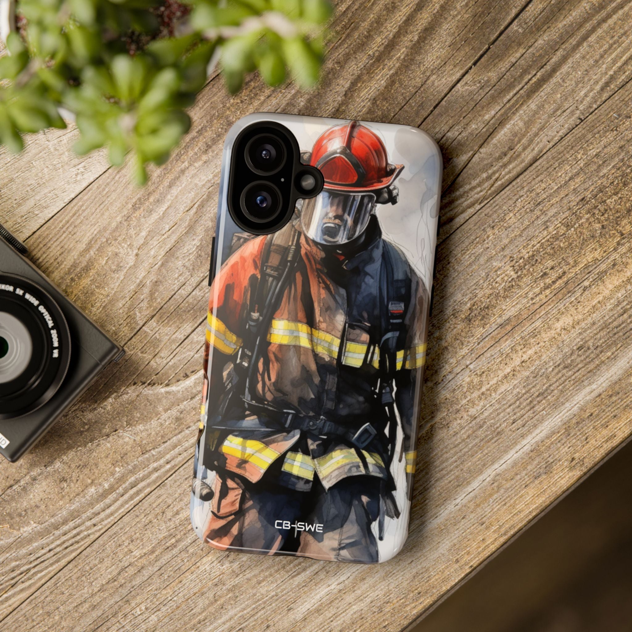 Firefighter In Motion - iPhone Case