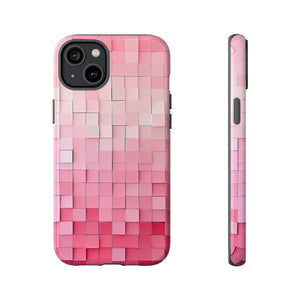 Pink Gradient Mosaic - Protective Phone Case