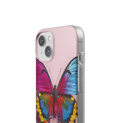 Vivid Butterfly iPhone 14 Case - Soft