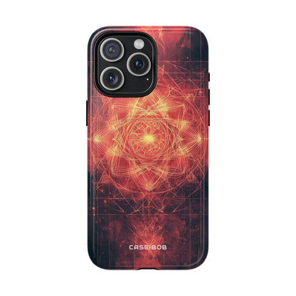 Radiant Mandala iPhone 15 Pro Max Case - Tough+