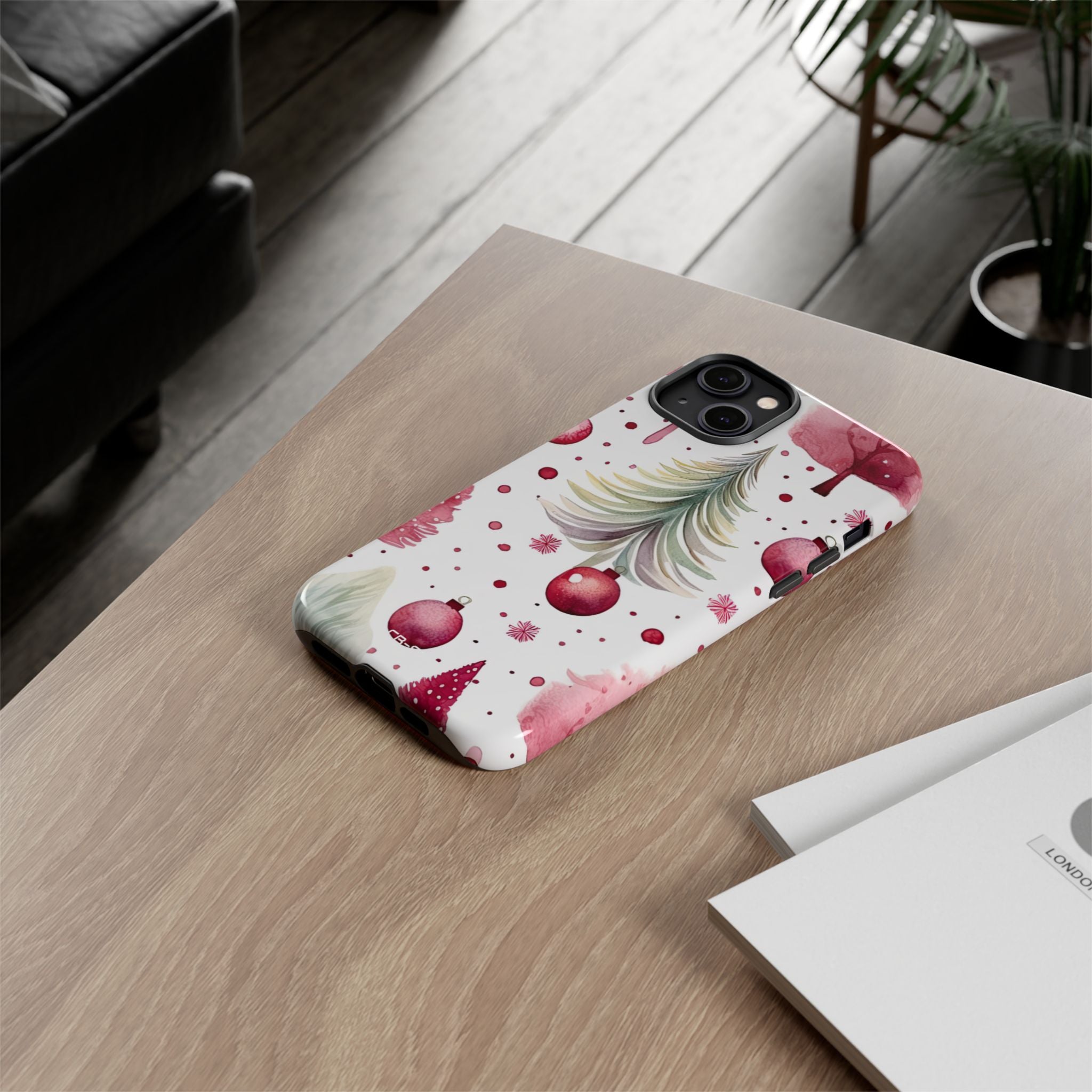 Whimsical Trees Glow - iPhone Case