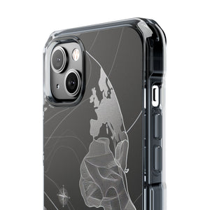 Fluid Earth Harmony - Phone Case for iPhone (Clear Impact - Magnetic)