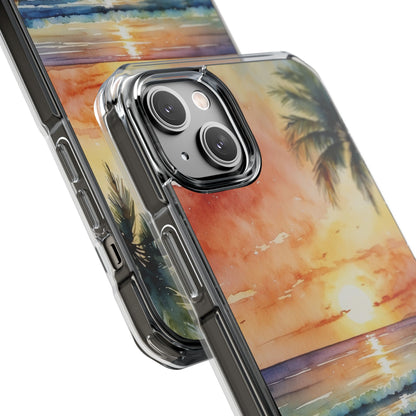 Sunset Palm iPhone 14 Plus Case - Impact