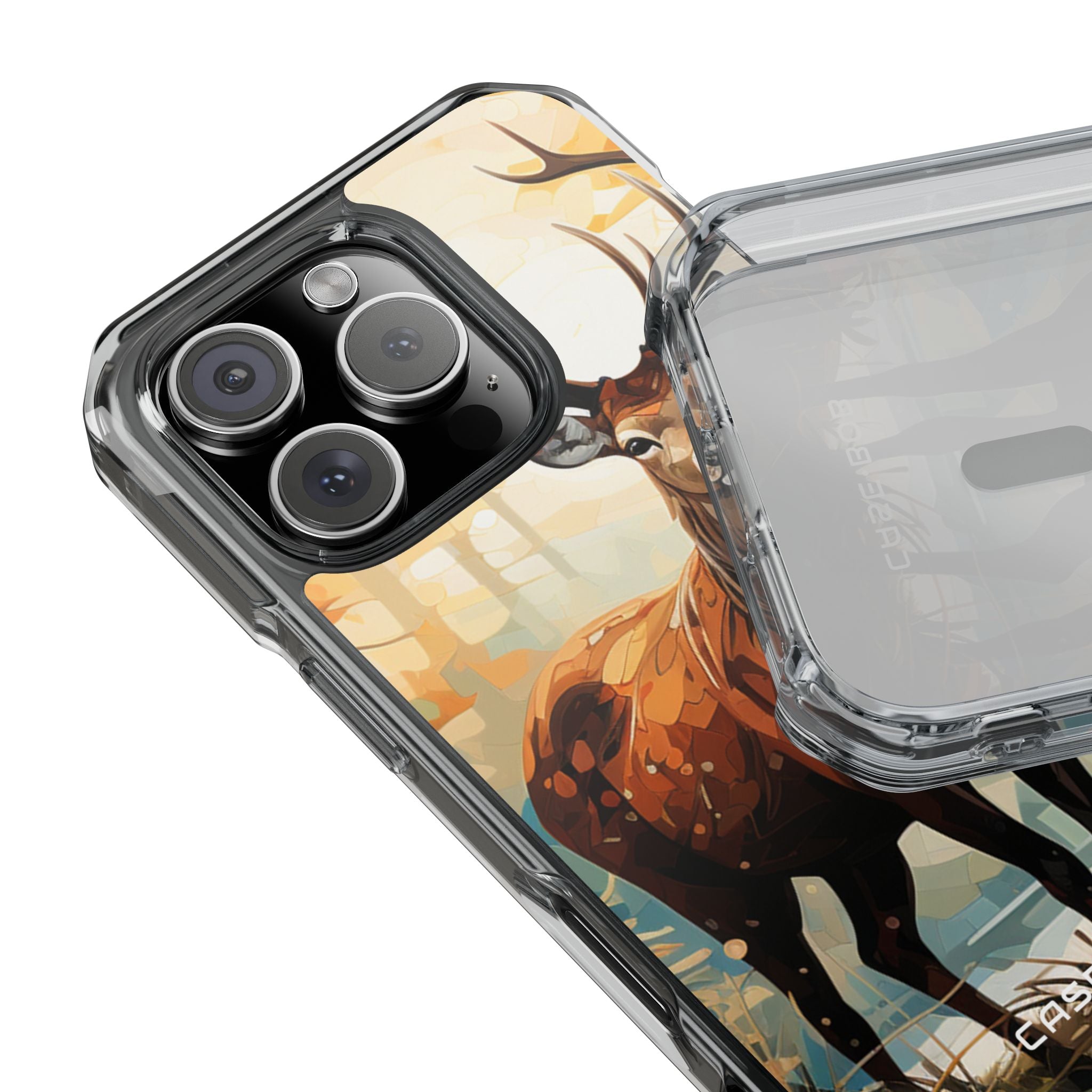 Glowing Stag iPhone 16 Pro Case - Impact