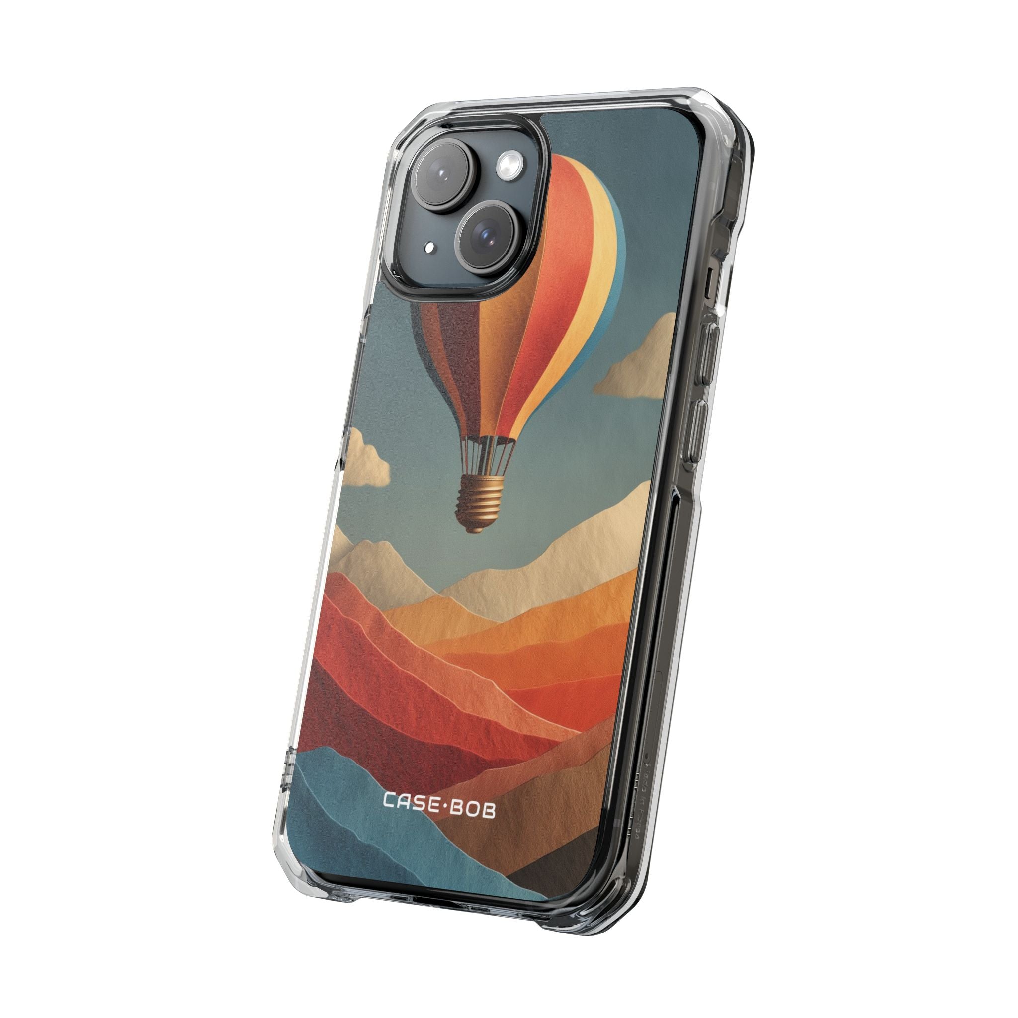 Striped Balloon Glow iPhone 15 Case - Impact