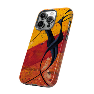 Oil painting - African couple dance - Protective Phone Case