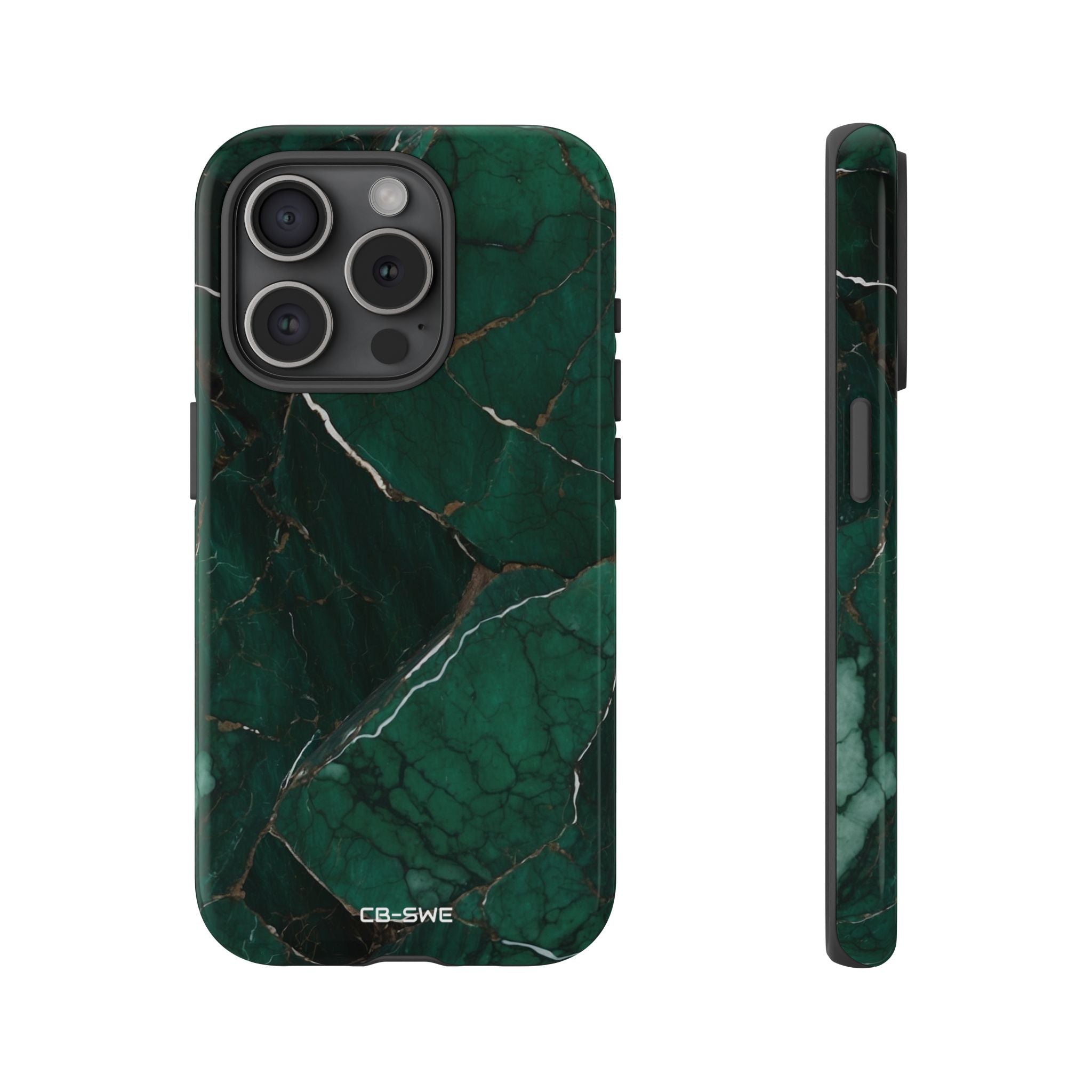 Emerald Veins Flow - iPhone Case