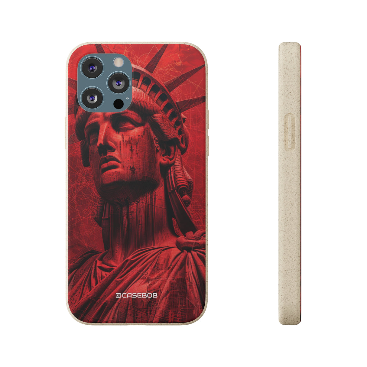 Red Liberty Revolution | Biodegradable Phone Case