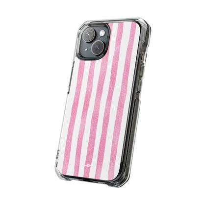 Pink Watercolor Stripes iPhone Case - Impact