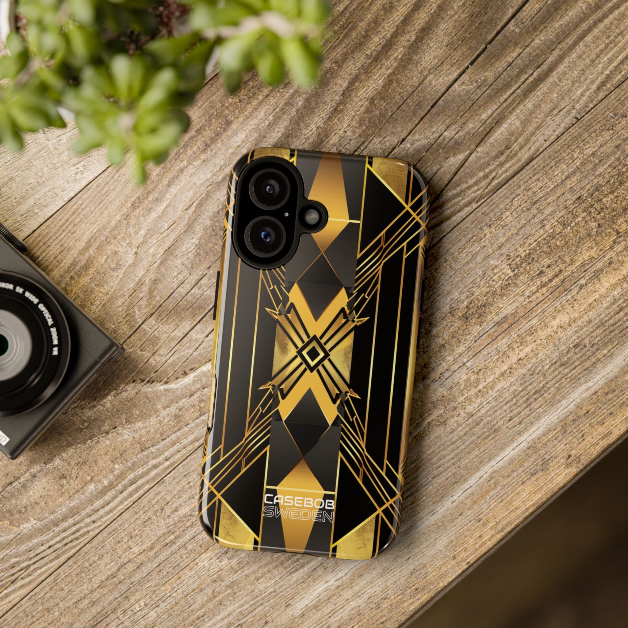 Golden Deco Symphony iPhone 16 - Tough