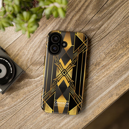 Golden Deco Symphony iPhone 16 - Tough