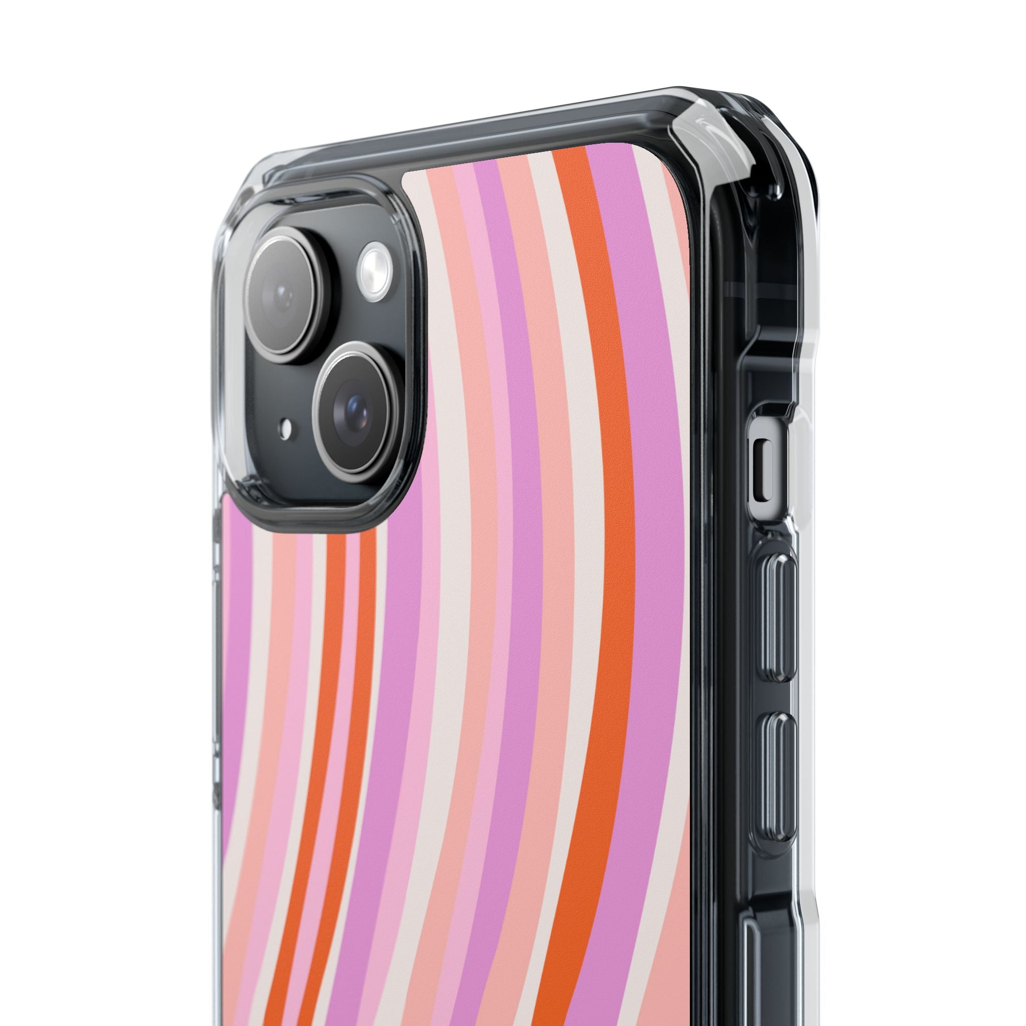 Vibrant Wave Symphony iPhone Case - Impact