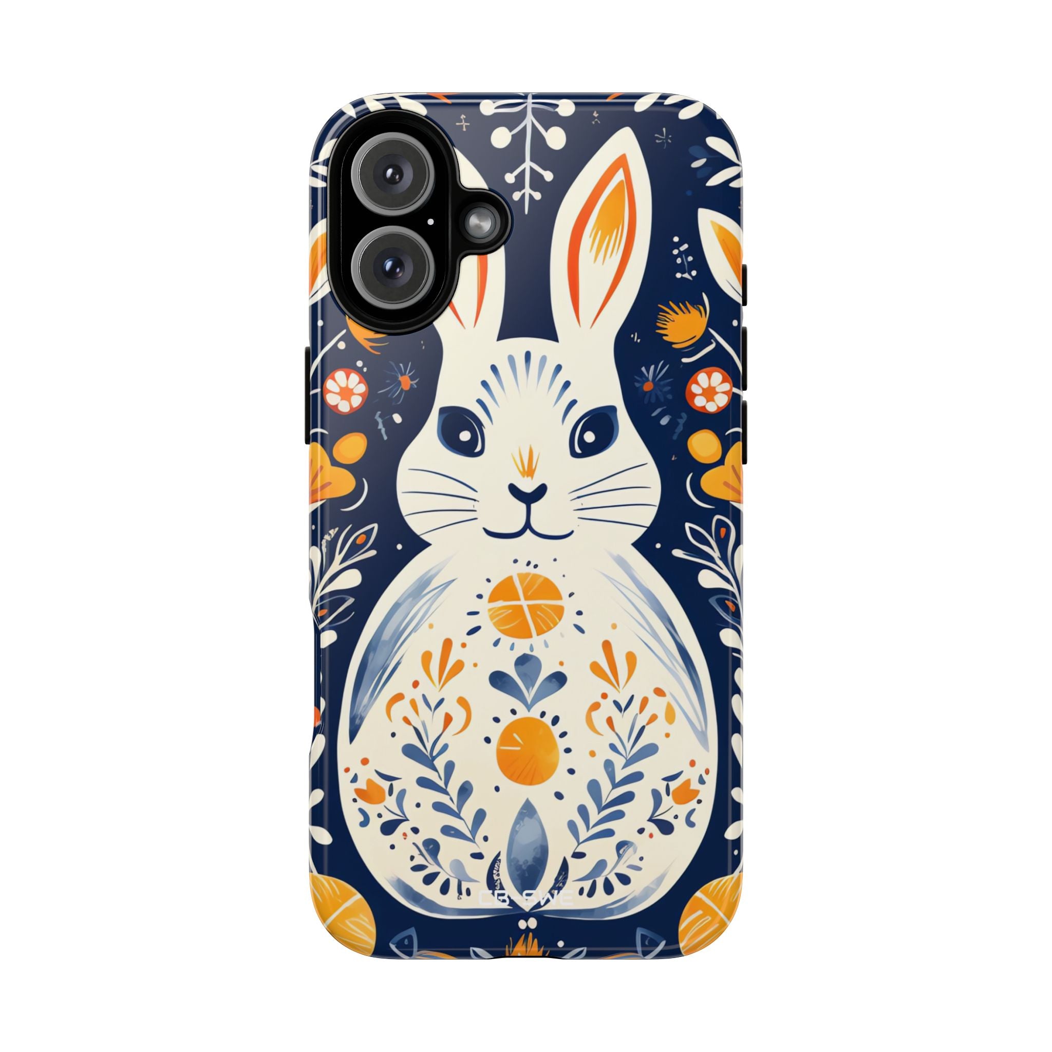 Floral Rabbit Joy - iPhone Case