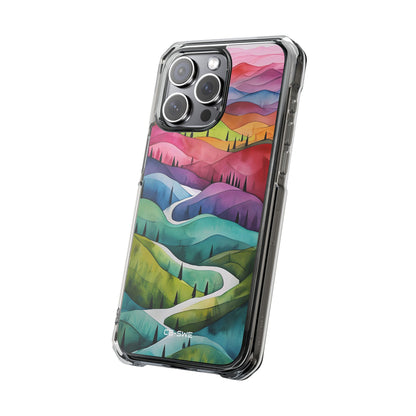 Whimsical Colorful Valleys iPhone Case - Impact